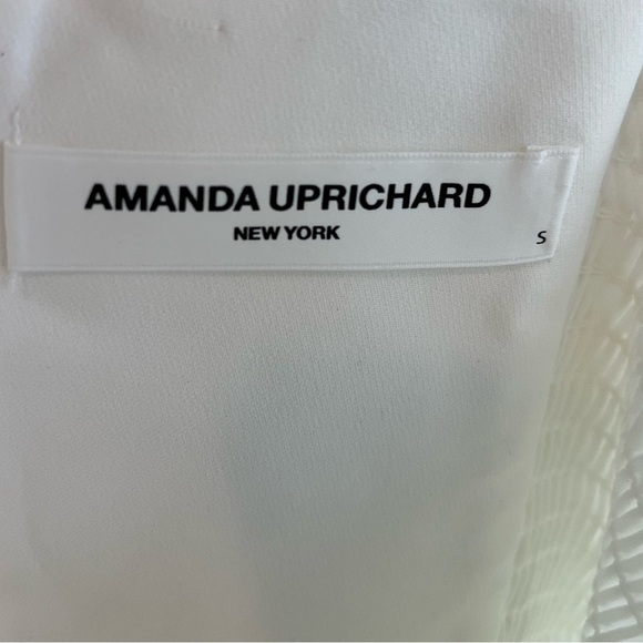 Amanda Uprichard Lovely Dress In Ivory Puff Sleeve Mini - Picture 8 of 11